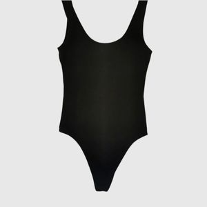 COPY - WILFRED FREE Black Thong Style Bodysuit in XXS